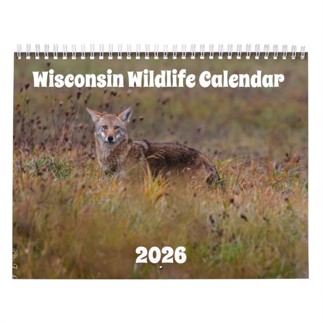 Wisconsin Wildlife Calendar 2026 (Cover)