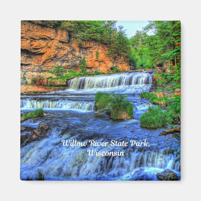 Wisconsin, Willow River State Park, Magnet (Front)