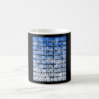Wisconsin Winter - Snowflakes Falling Coffee Mug