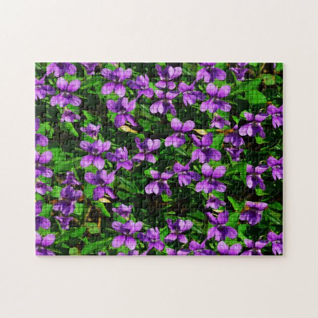 Wisconsin Wood Violets Puzzle (Horizontal)