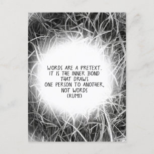 Wisdom art  postcard