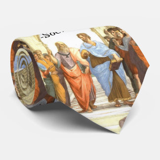 Wisdom begins in Wonder - School of Athens Tie
