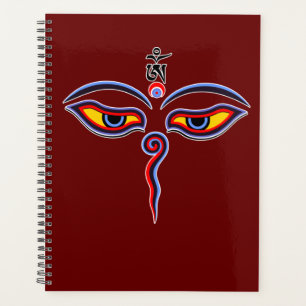 Wisdom Eyes Of Buddha - Bodhnath temple eyes Planner