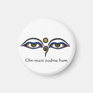 Wisdom Eyes/with Mantra-Buddhism Magnet