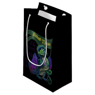 Wisdom From a Dragon Small Gift Bag
