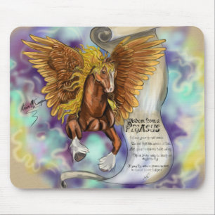 Wisdom from a Pegasus, mousepad