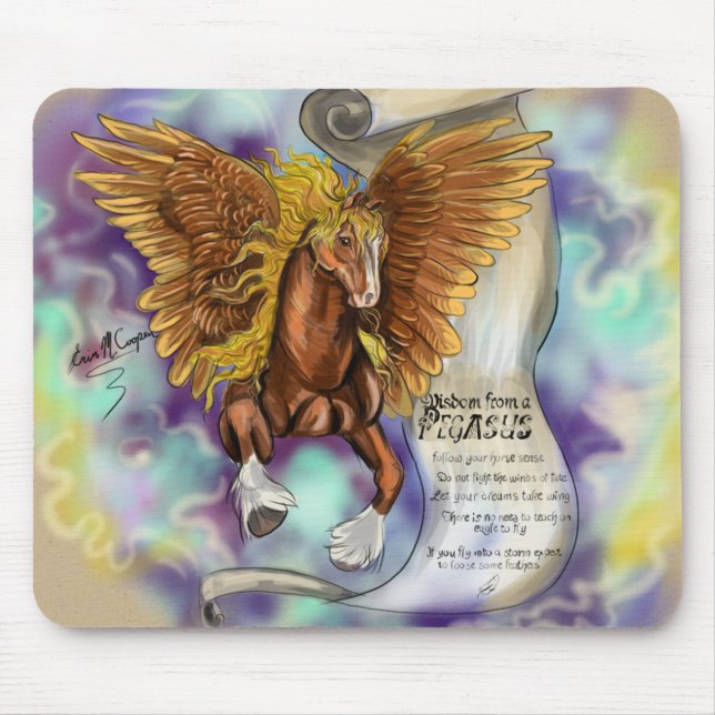 Wisdom from a Pegasus, mousepad (Front)