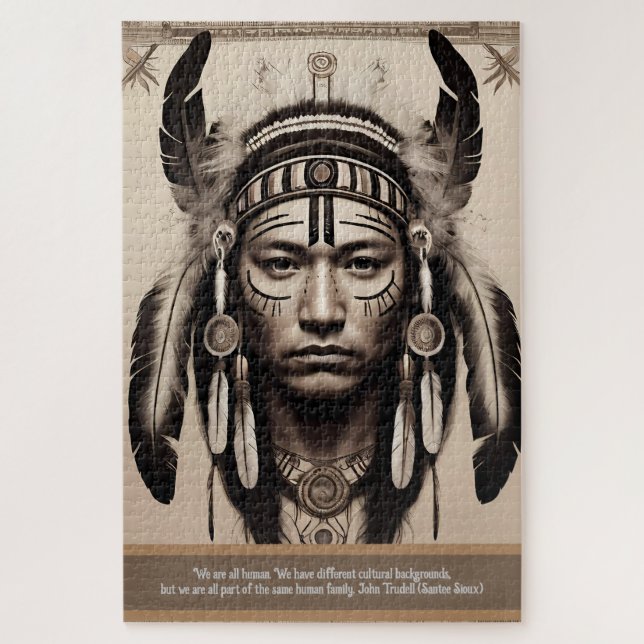 Wisdom from Native American Voices Jigsaw Puzzle (Vertical)