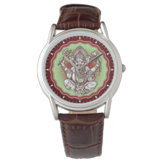 Wisdom Ganapati India Hindu Lord Ganesha Elephant Watch