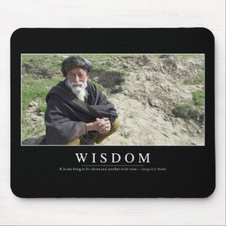 Wisdom: Inspirational Quote 1 Mouse Pad
