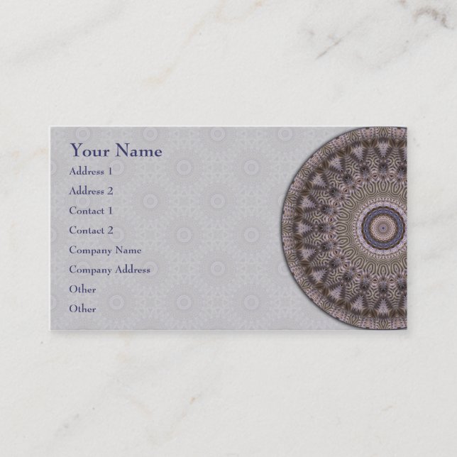 Wisdom Mandala • Business Card (Front)