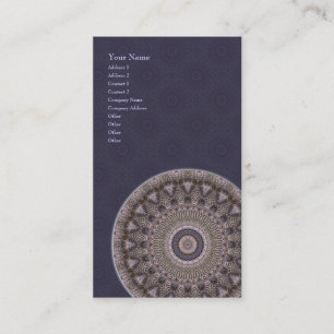 Wisdom Mandala • Vertical Business Card