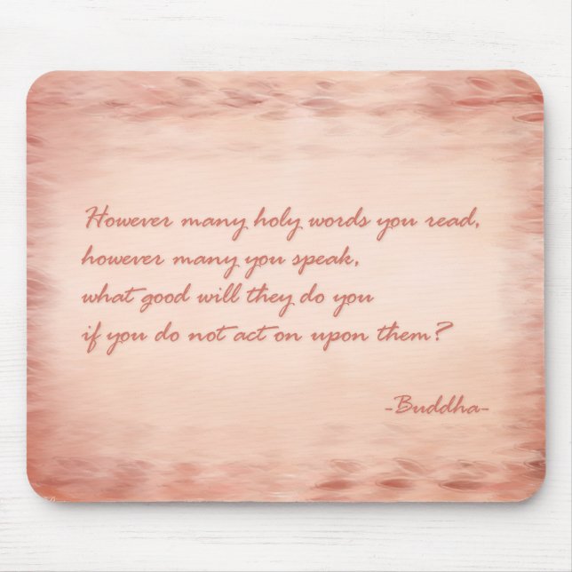 Wisdom of Buddha Mouse Pad (Front)