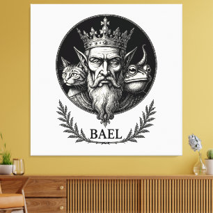 Wisdom of the Triple Gaze Of Bael Canvas Print
