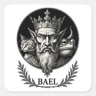 Wisdom of the Triple Gaze Of Bael Square Sticker