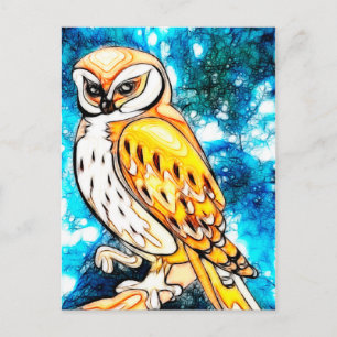 Wisdom Owl Postcard