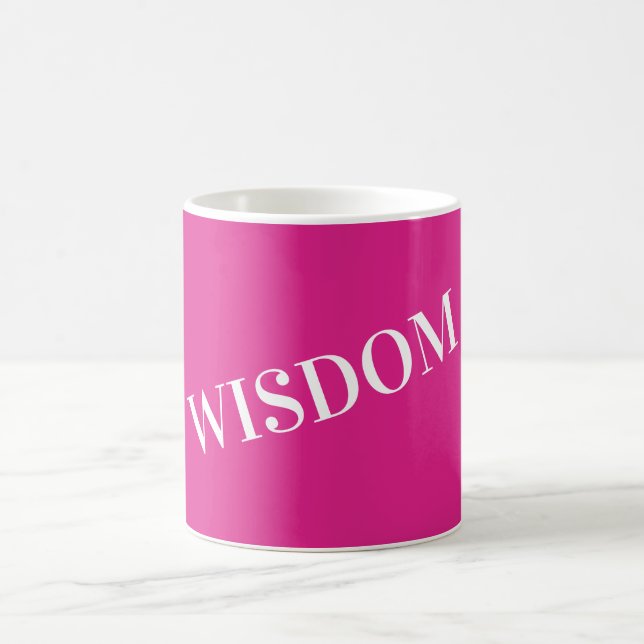Wisdom Pink Coffee Mug (Center)