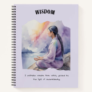 Wisdom Positive Affirmation Notebook