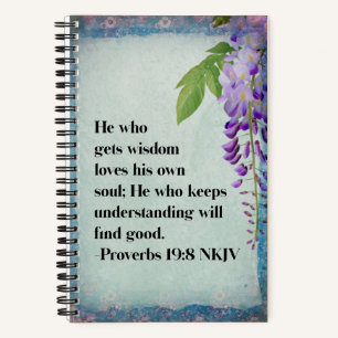 Wisdom - Proverbs 19:8 - Bible Study Notebook