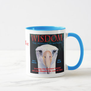 "WISDOM, the Midway Albatross" Book Cover Art Mug