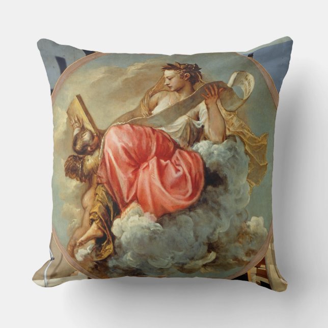 Wisdom Throw Pillow (Front)