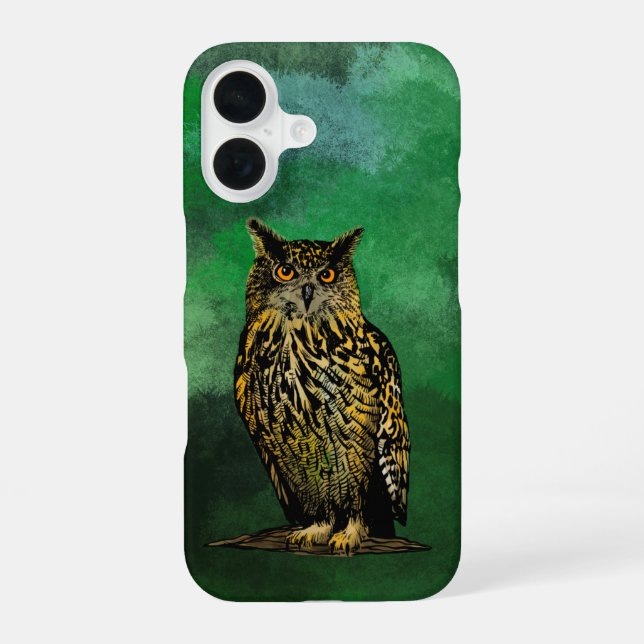 Wise advice Owl Mug iPhone 16 Case (Back)