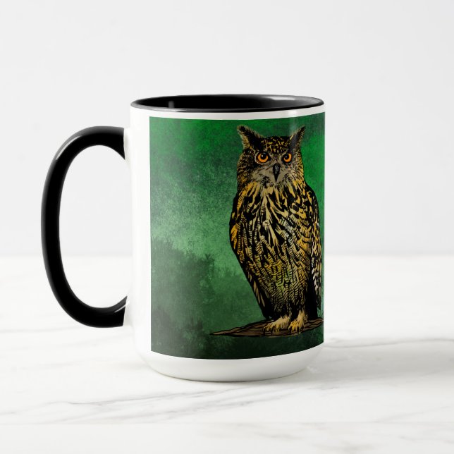 Wise adwise Owl Mug (Left)