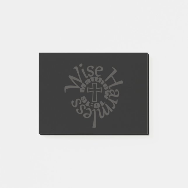 Wise And Harmless - Divine Wisdom Scriptures Post-it Notes (Front)