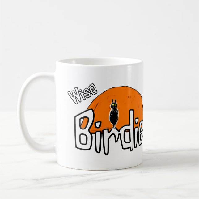 Wise birdie coffee mug (Left)