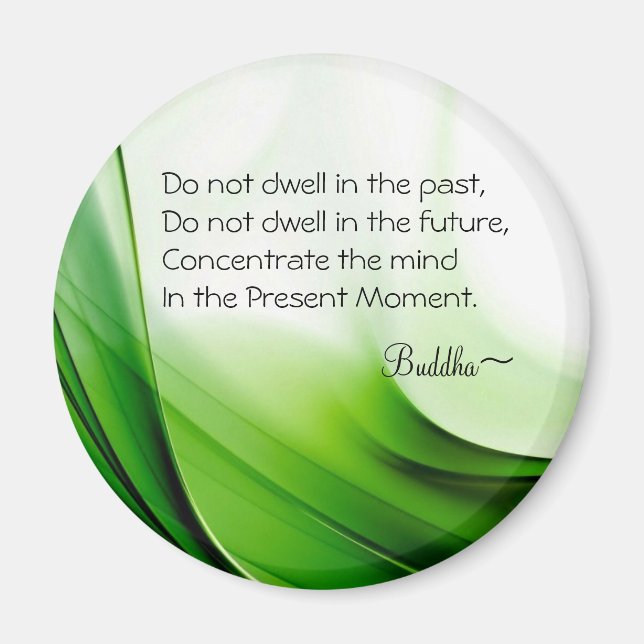 Wise Buddha Quote Magnet (Front)