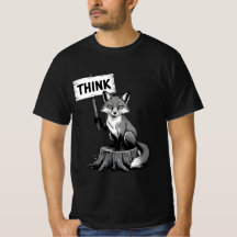 Wise Fox THINK Vintage Animal Rights T-Shirt 