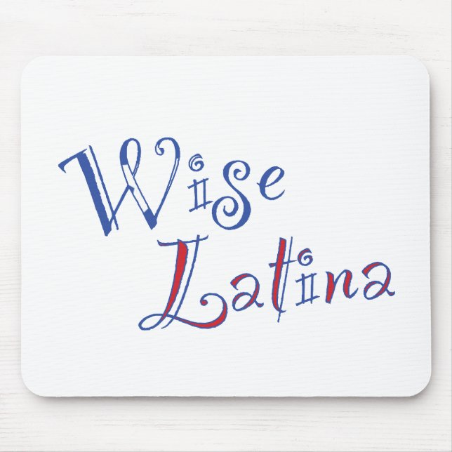 Wise Latina Mouse Pad (PR) (Front)