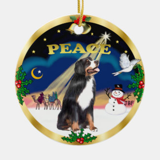 Wise Men - Bernese Mountain Dog Ceramic Ornament