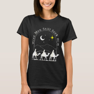 Wise Men Christian Christmas Jesus Nativity Scene  T-Shirt