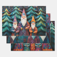 Wise Men Christmas Colourful Graphic Elegant 3-pc