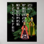 Wise Men Countdown to Christmas Advent Calendar Poster<br><div class="desc">The kids will love colouring in each day on this advent calendar poster with its Christmas tree branches and its Three Wise Men dressed in richly coloured clothes!</div>