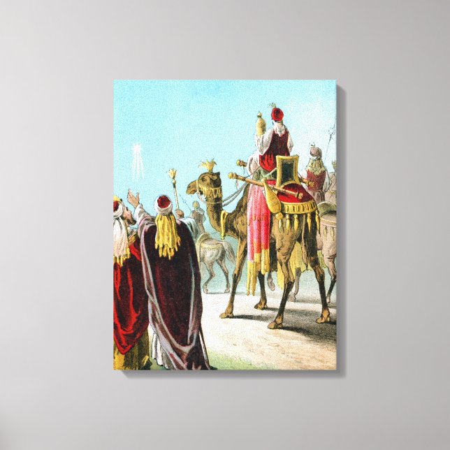 Wise men of the East or Three Kings Canvas Print (Front)