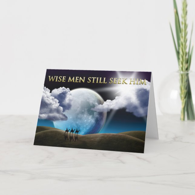 Wise Men Still Seek Him Card (Front)