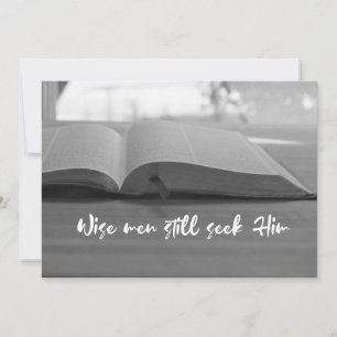 Wise Men Still Seek Him Christmas Holiday Card