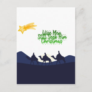 Wise Men Still Seek Him Christmas Postcard