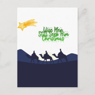 Wise Men Still Seek Him Christmas Postcard