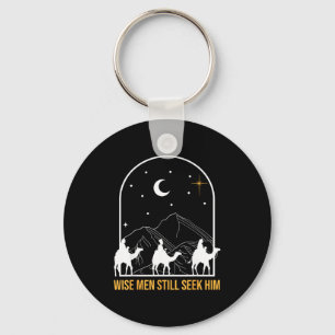Wise Men Still Seek Him Nativity Scene Christian C Keychain