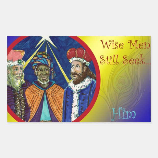 Wise Men Still Seek Him! Sticker (Front)