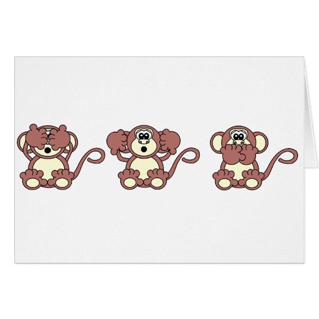 wise monkeys (Front Horizontal)