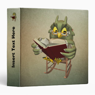 Wise Old Owl Avery Binder