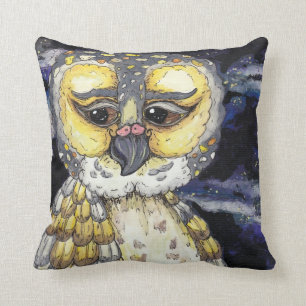 Wise Old Owl Pillow