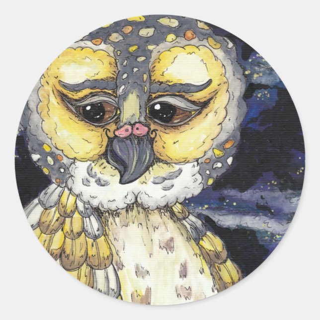 Wise Old Owl Stickers (Front)
