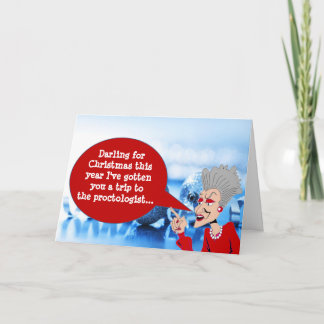 Wise Old Woman Holiday Greeting #6 (2015) Card