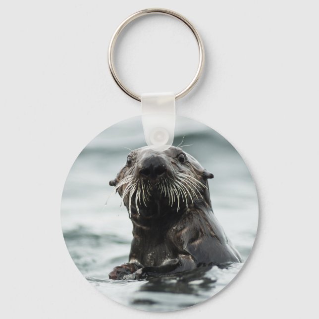 Wise Otter Keychain (Front)