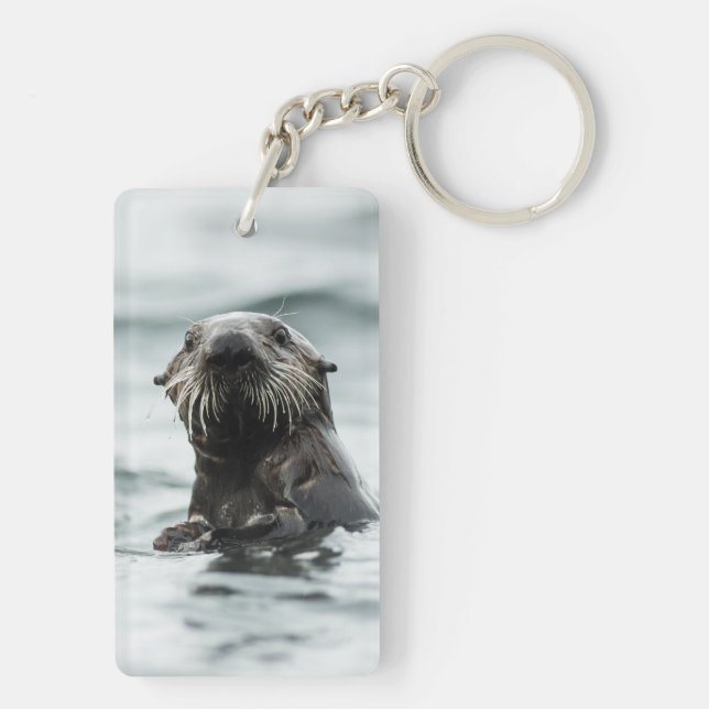 Wise Otter Keychain (Back)